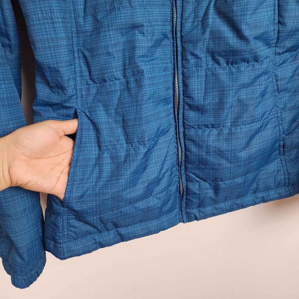 Aspen 3-in-1 Parka Jacket Women's Large Turquoise Blue Gorpcore Hooded Windbreak - Picture 12 of 16